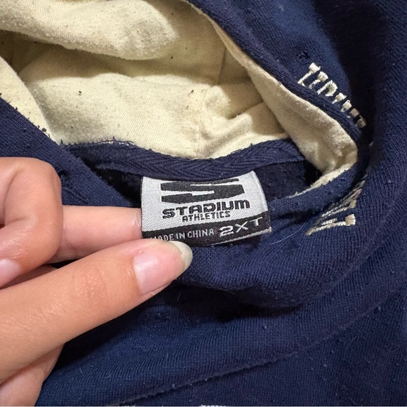 Notre Dame Hoodie 2XL Tall - Picture 8 of 8